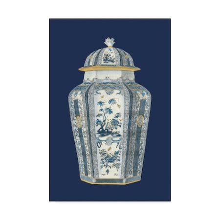 Vision Studio 'Asian Urn In Blue And White I' Canvas Art,16x24